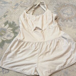 FP Movement by Free People Cream Women's Romper